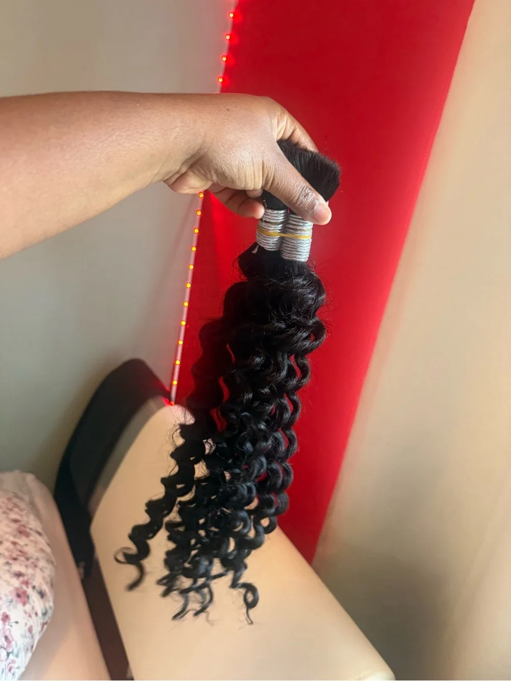 Black Deep Wave Remy Hair Bundle - Unbranded